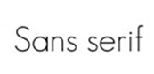 Sans Serif