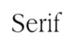 Serif